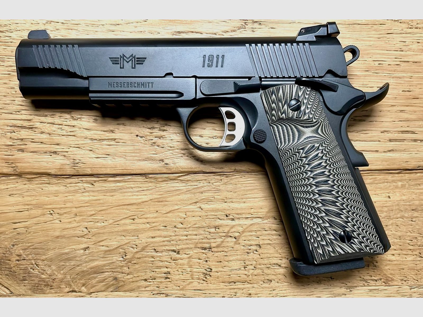 Messerschmitt ME 1911 Schwarz 5"LL Calibre9mmLuger  - en stock, imagen 1 de 5