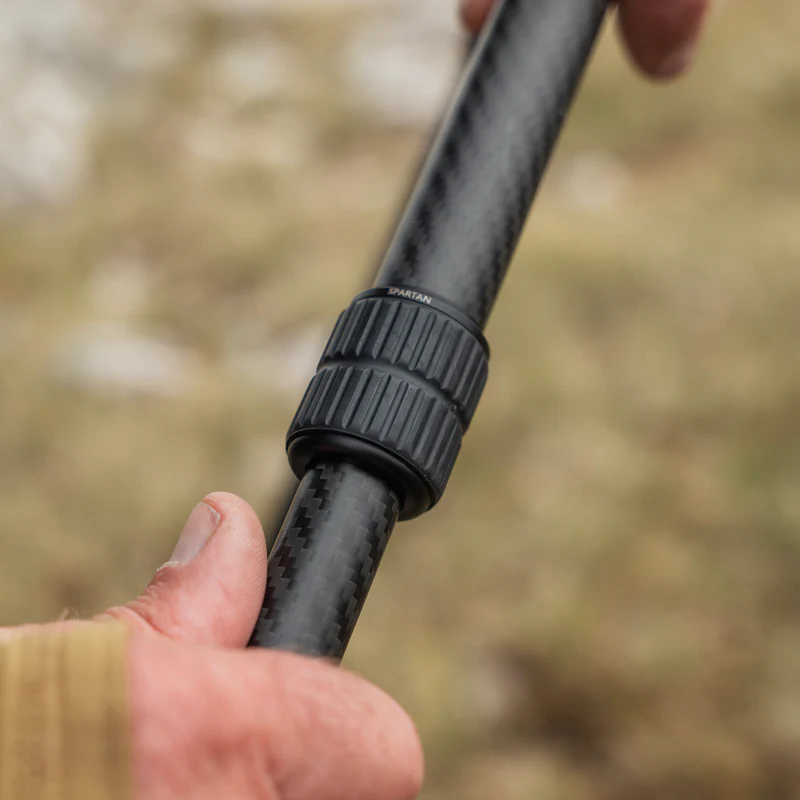 Spartan Precision Equipment Ascent Tripod™ Gen 2 Woodland mit Davros Pro Head™ und Trekkingstockgriffen, Bild 9 von 29
