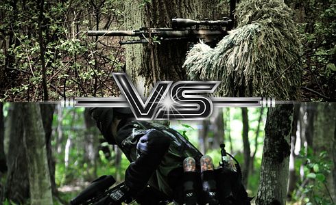 Airsoft vs. Paintball