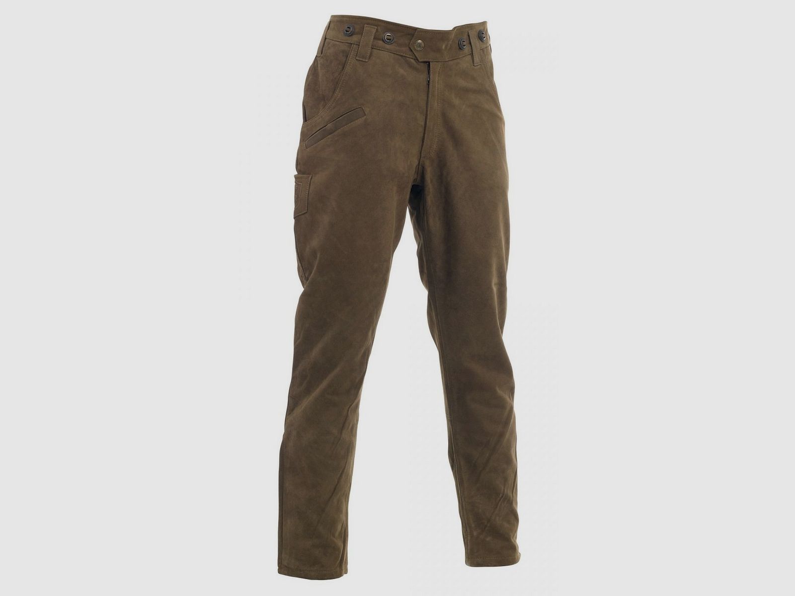 Deerhunter sTRASSBOURG pantalon en cuir à porter avec des bottes, image 1 sur 2