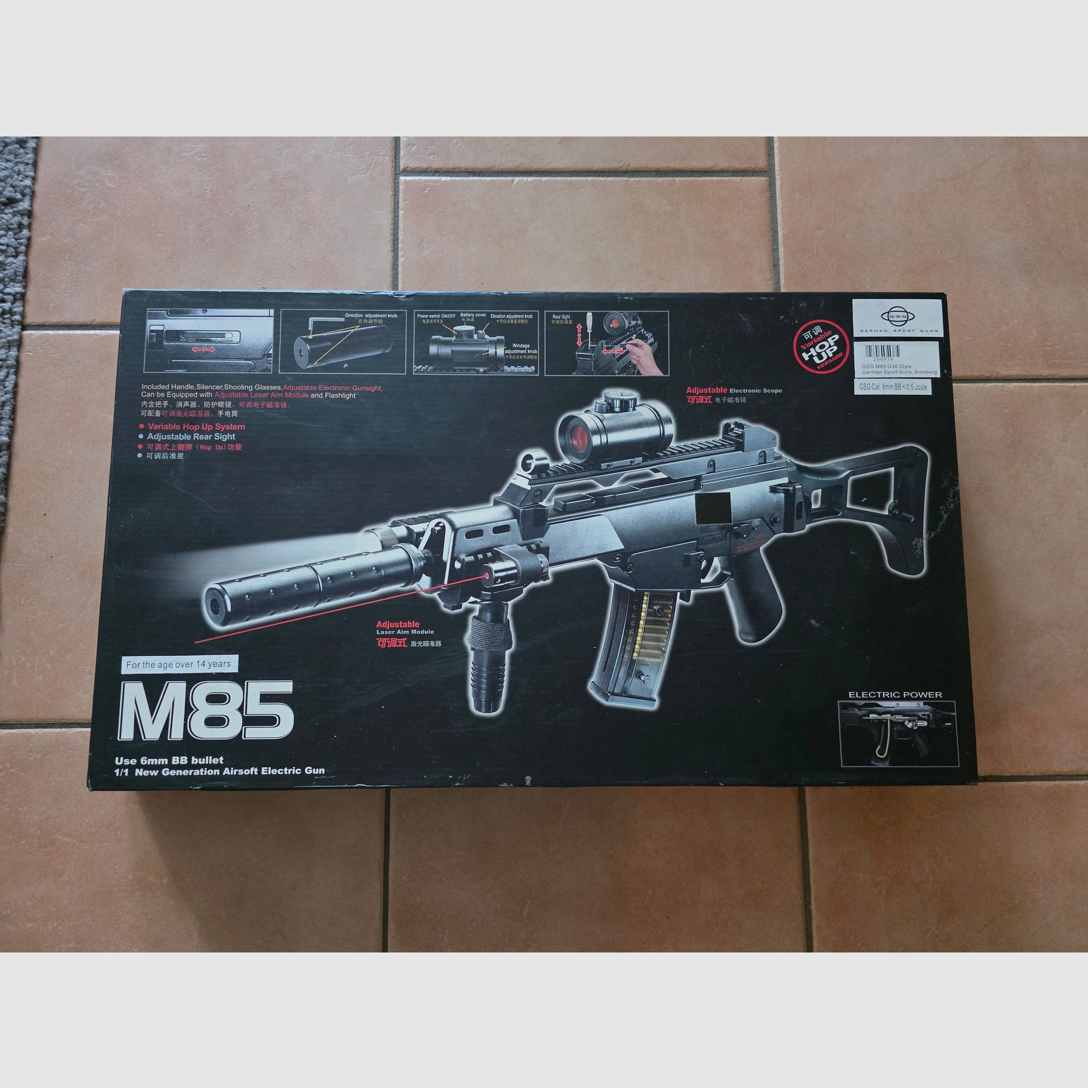 2x Sofairgewehre M85 y cm.023 Nuevo
