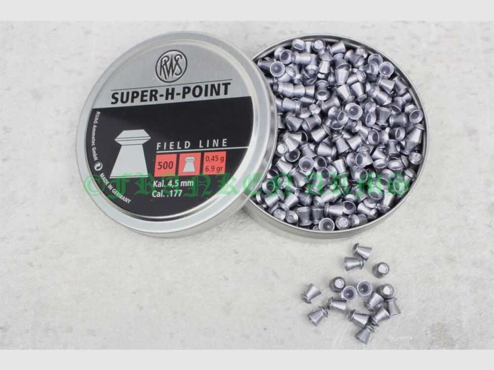 RWS Super-H-Point 4,50mm 500 Stück