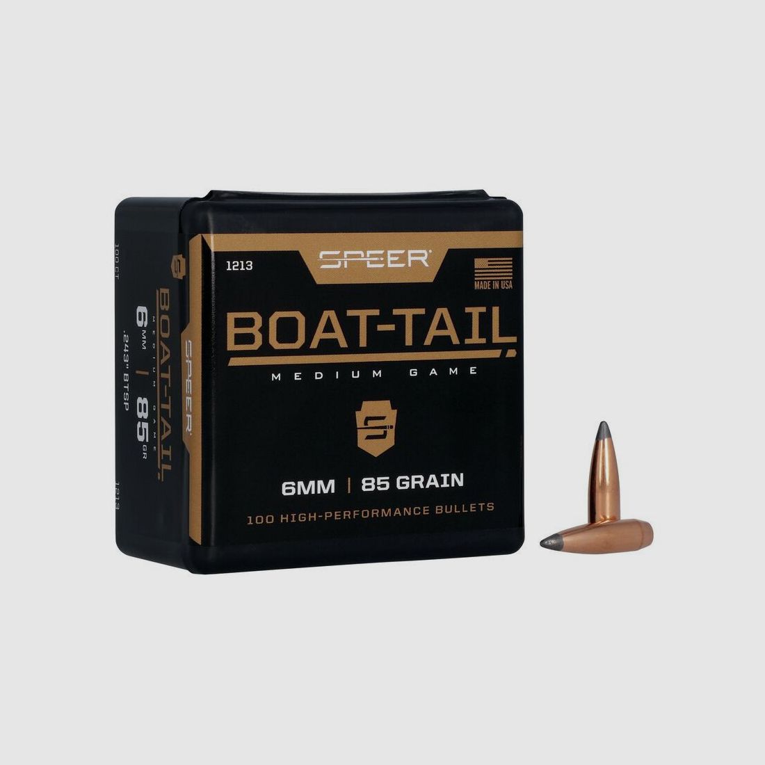 SPEER Boat-Tail Geschosse – .243″ – 85 grains