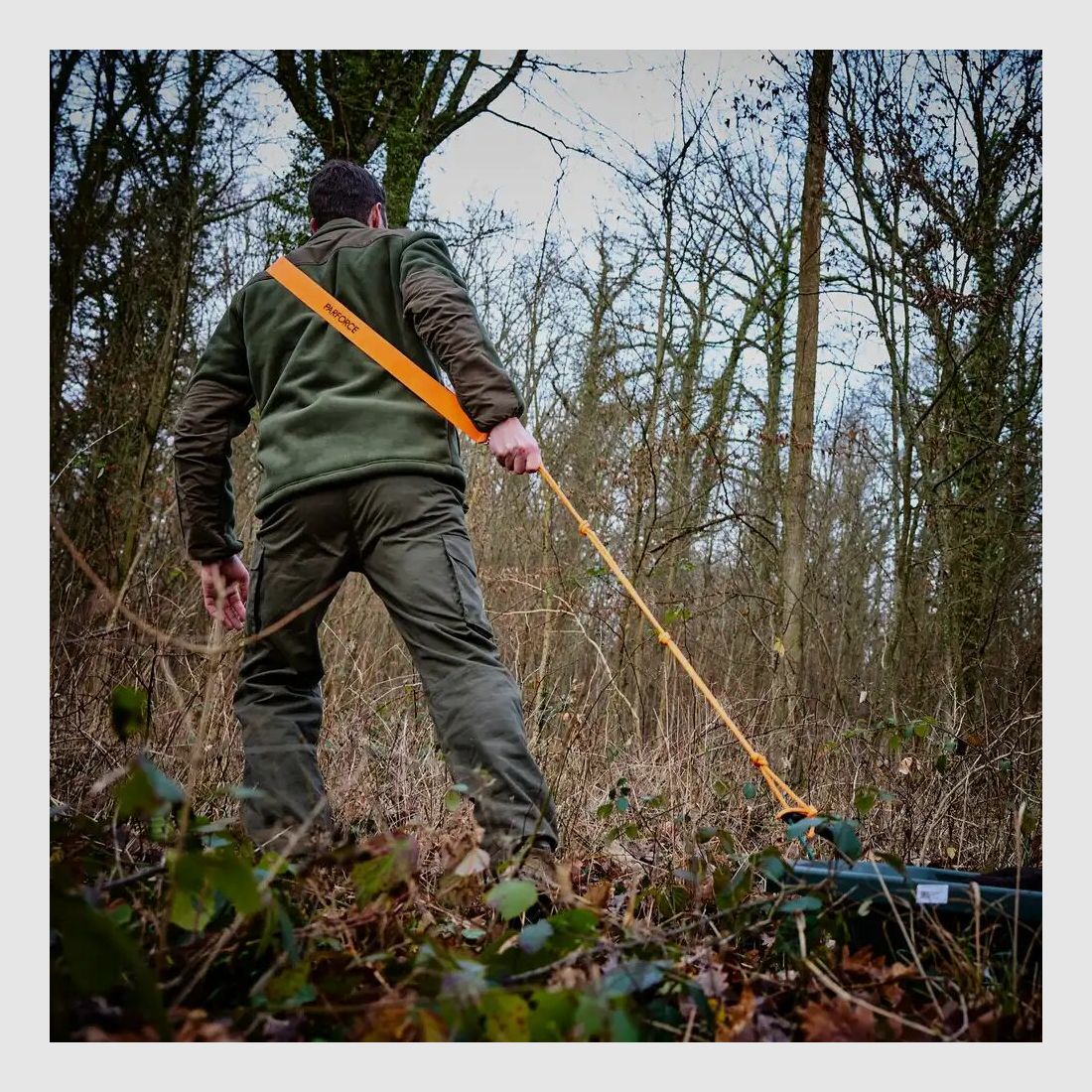 Parforce Wildwanne Profi oliv - Schlittenform