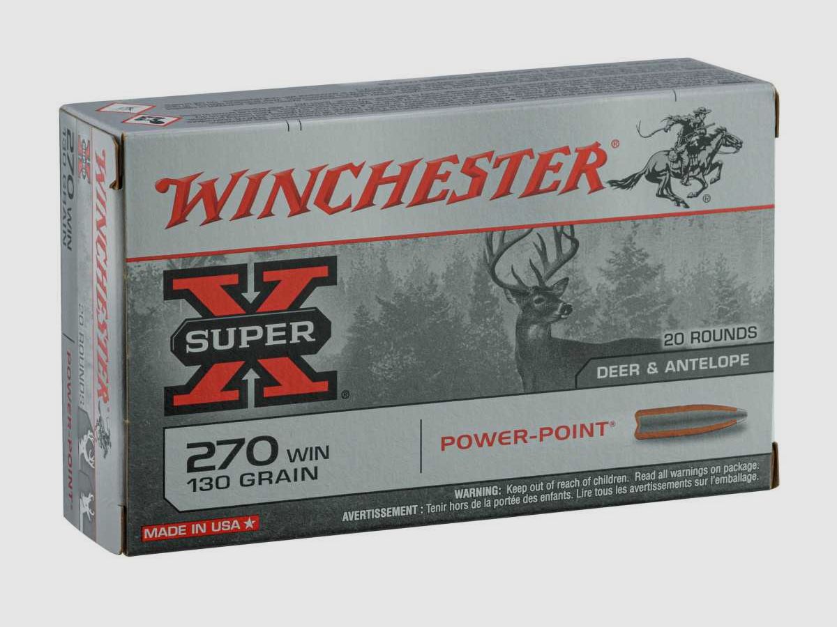 Winchester Power Point .270 Win 150 gr / 9.7 g - 150 gr / 9.7 g, image 3 sur 3