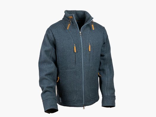 Lodenfleecejacke "Kragenhuber" Mod. 2023, Petrolblau