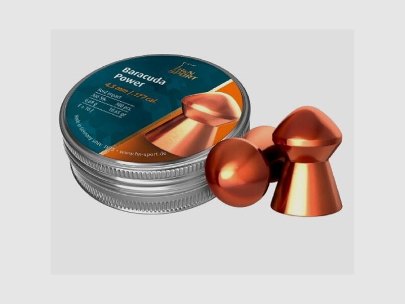 H&N - Luftgewehrmunition - Baracuda Power - 300 Diabolo Kal. 4,5 mm - Versandkostenfrei