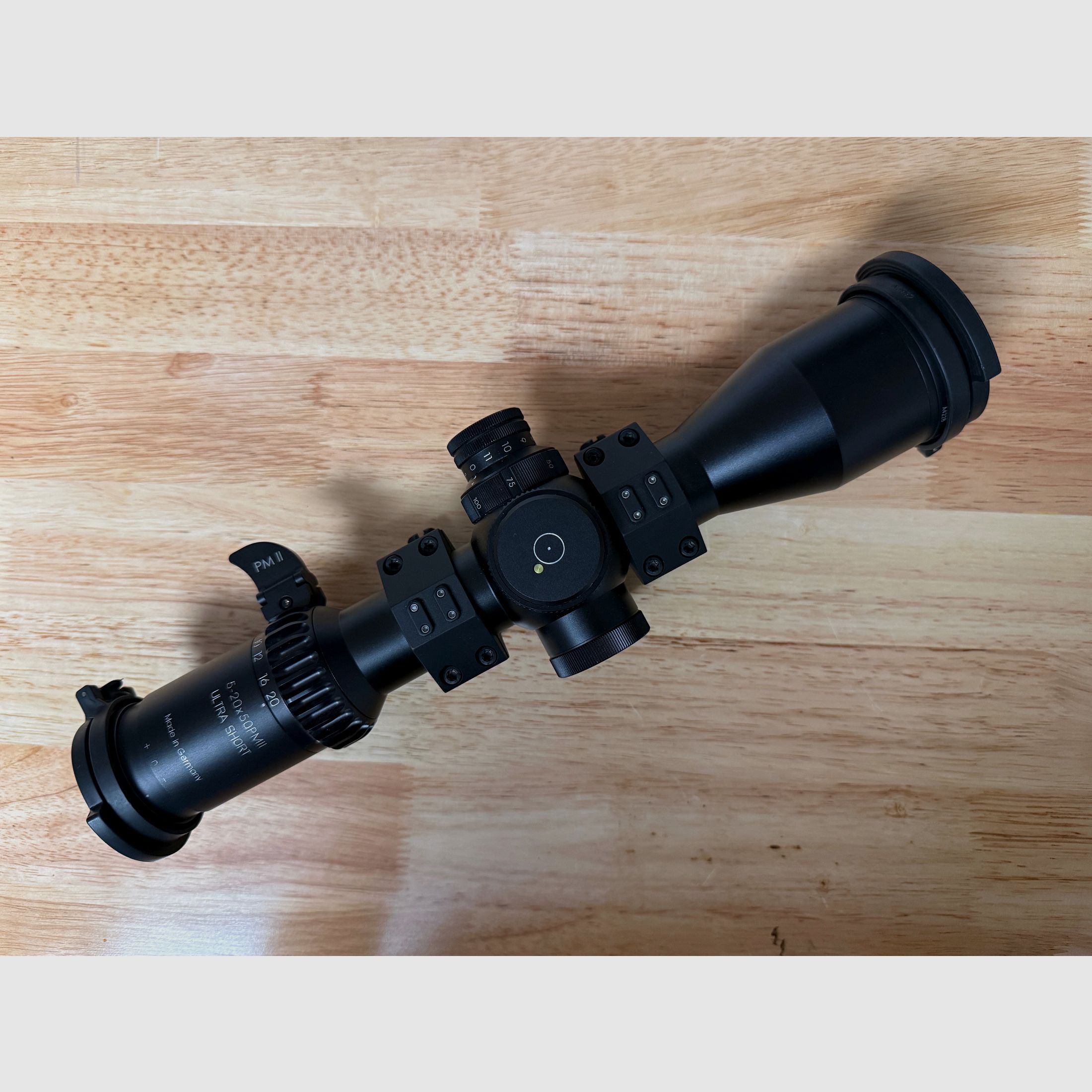 Schmidt & Bender 5-20x50 PM II Ultra Short | Tremor 5 | ERATAC Montage | Komplettpaket