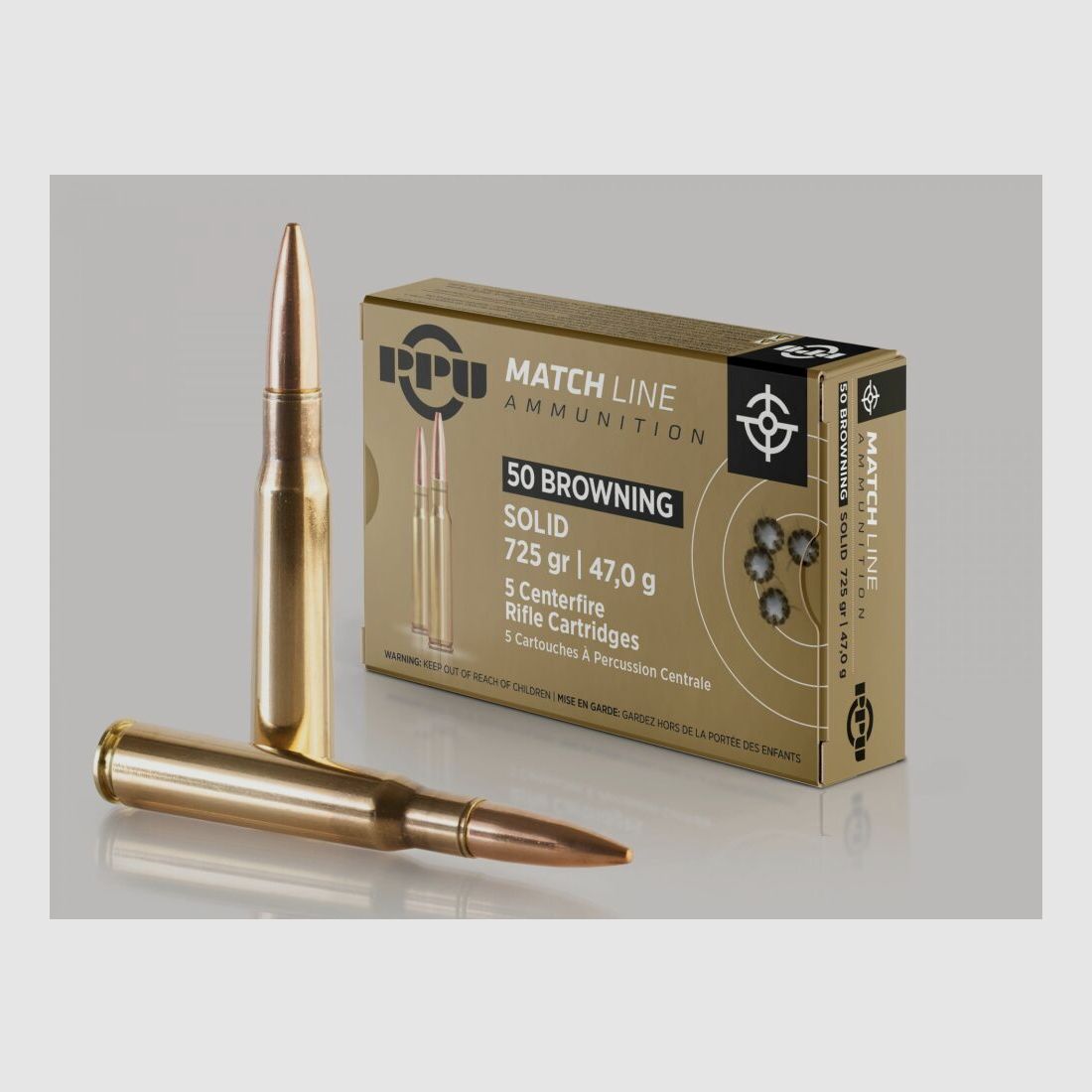 Prvi Partizan PRVI/PPU Solid Match 725 gr - 5 pcs