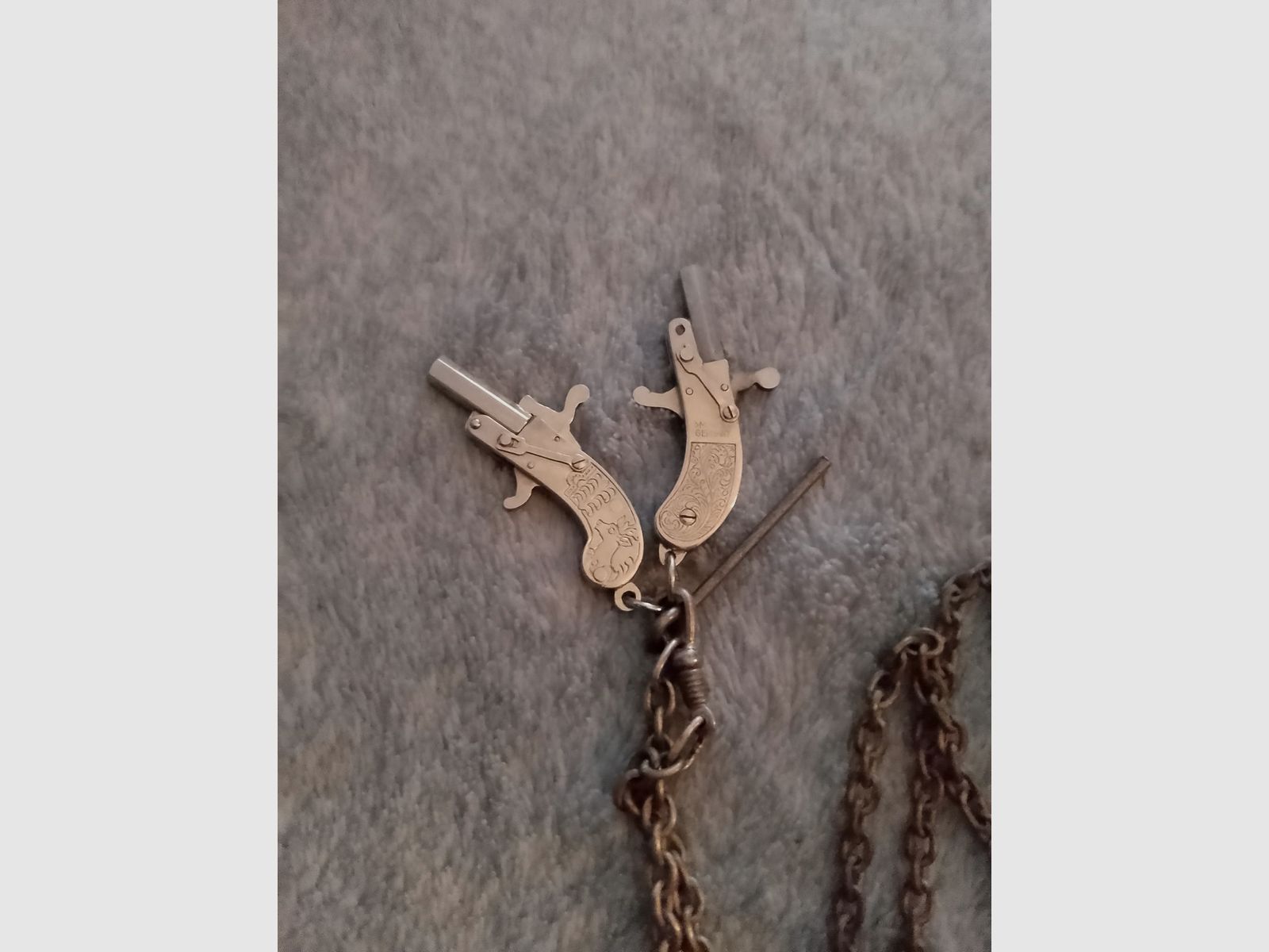 German Maus Pistole Breloque 2mm