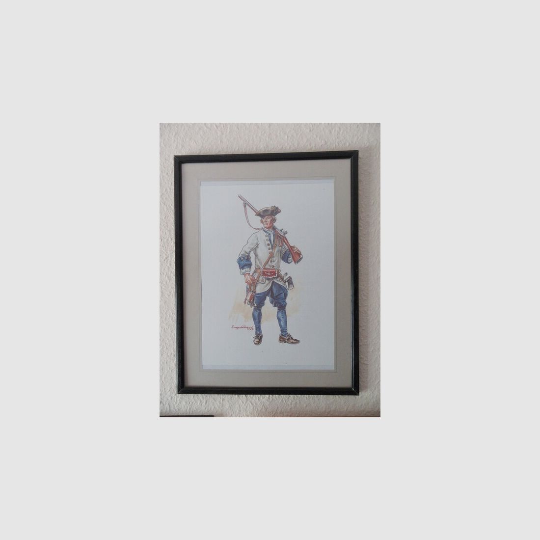 Aquarell Eugene Leliepure Armee Freikorps der Marine