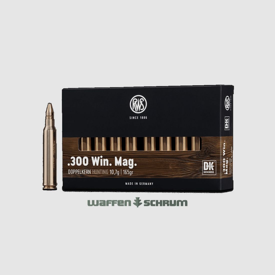 RWS Doppelkern 10,7g - 165gr .300WinMag