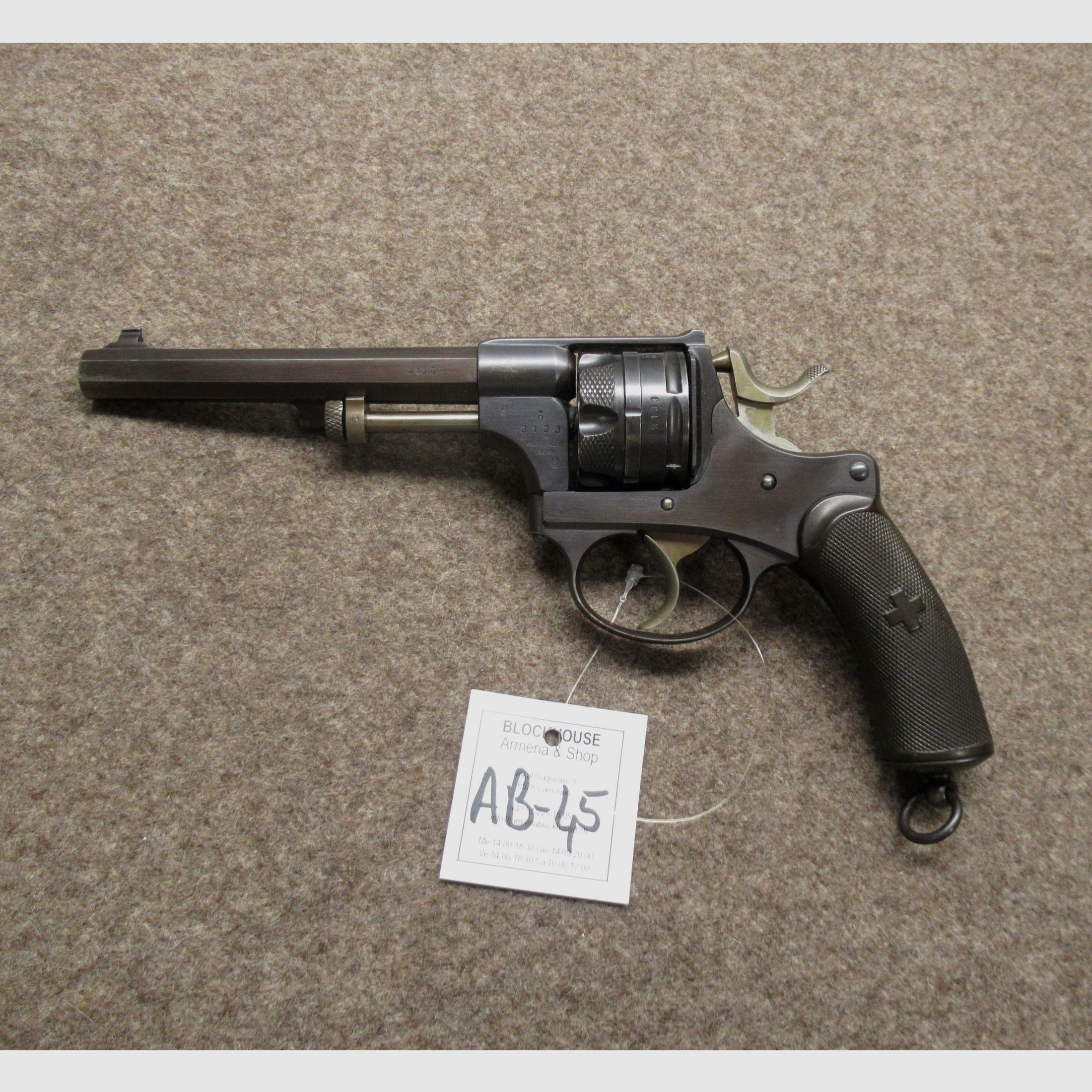 AB-45 Revolver W+F Mod. 1878 Kal. 10.4mm, Bild 2 von 4