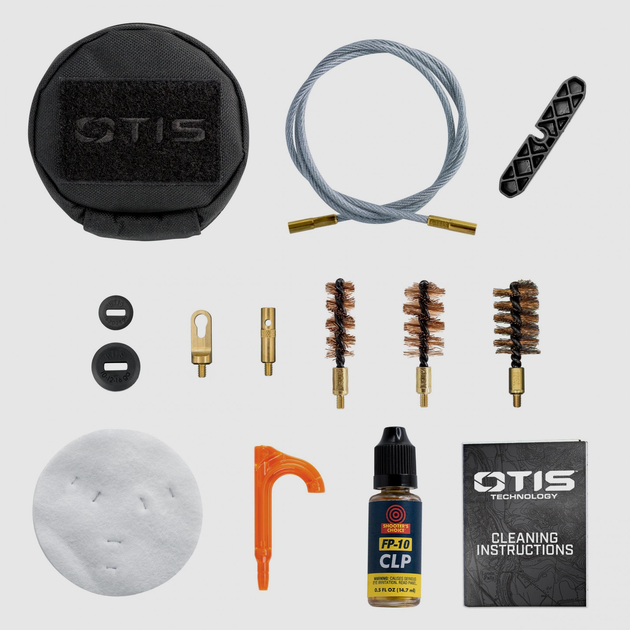 Set di pulizia Otis per .12/.16/.20/.410 incluso borsa