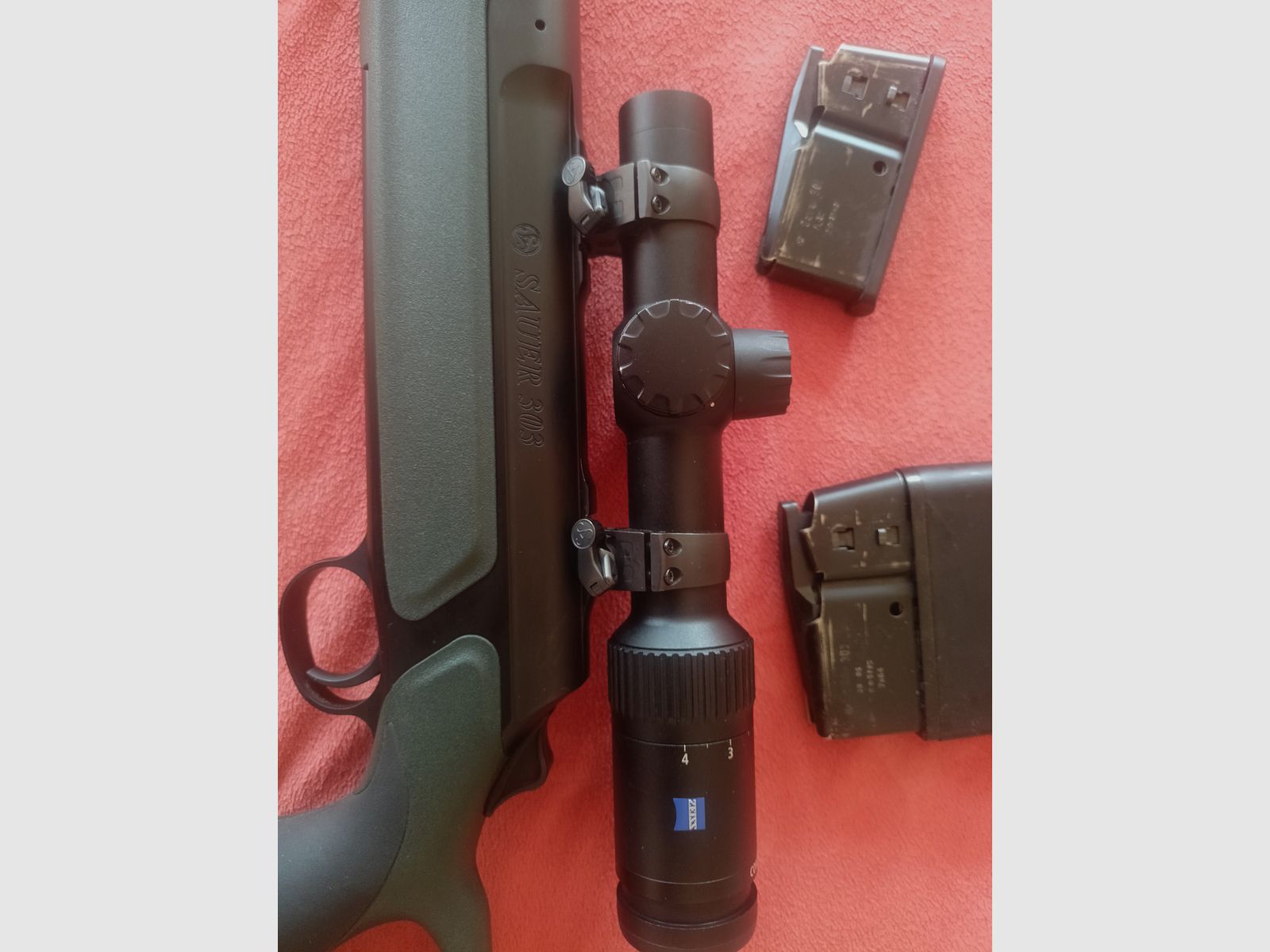 Sauer 303 XT Ultra 8x57 IS, Drückjagdvisier Zeiss Conquest 1-4x24, afbeelding 5 van 18