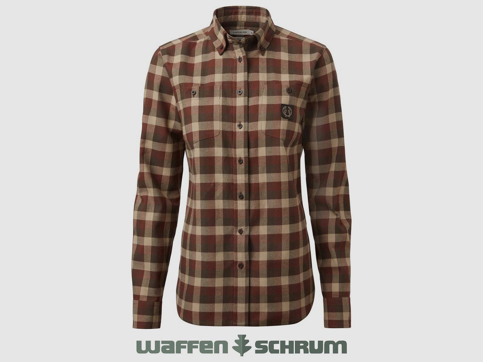 Koszula flanelowa Chevalier Heron Holly Green w kratę