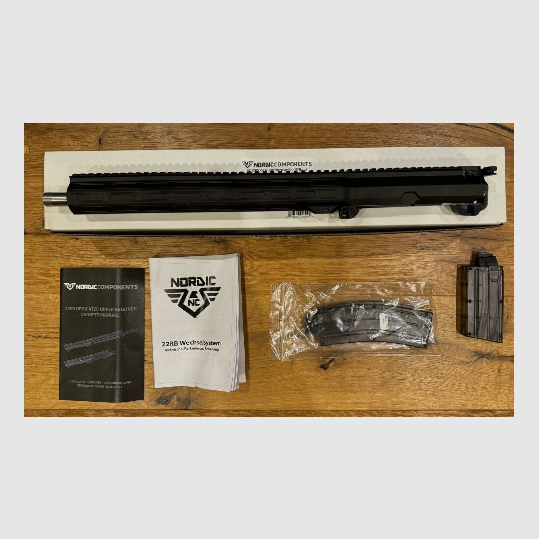 Composants nordiques WECHSEL-UPPER KALIBER .22LR pour systèmes AR-15