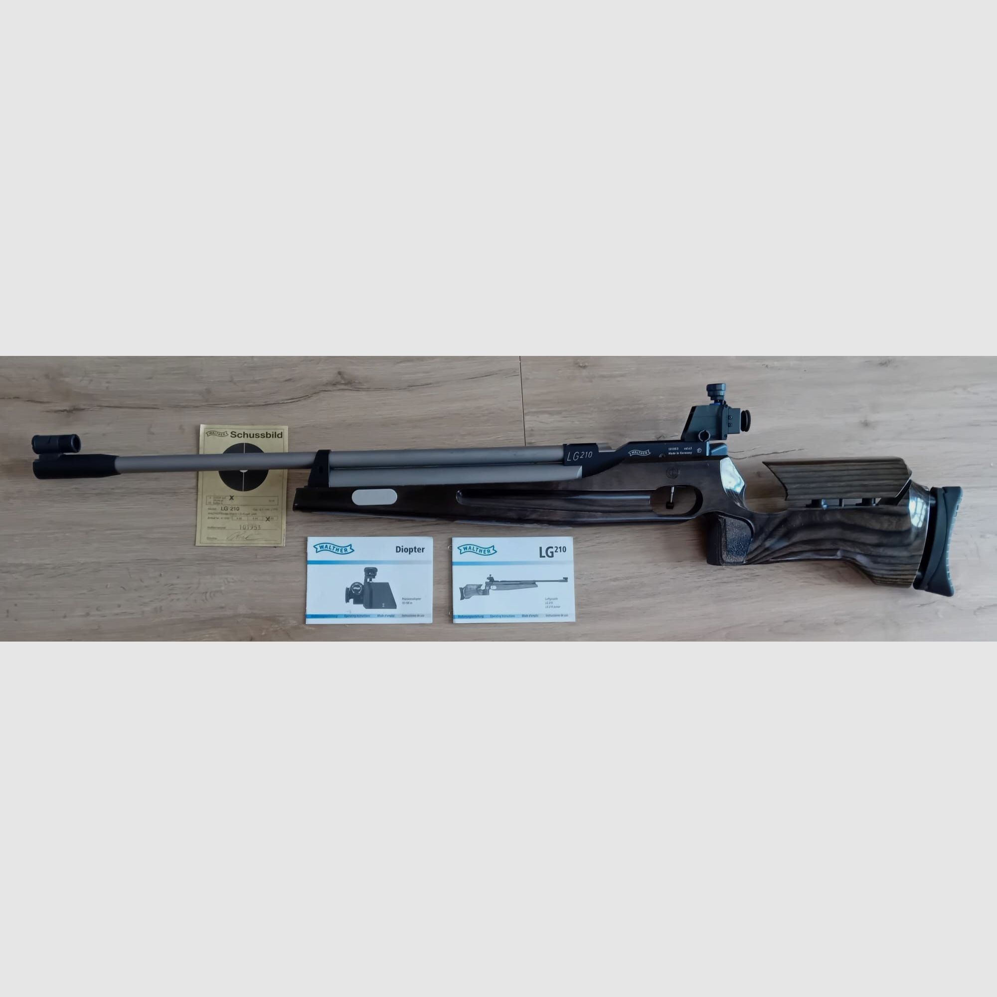 Luftgewehr Walther LG 210  SILVER 