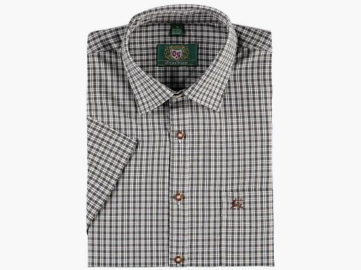 CAMICIA DA CACCIA MANICHE CORTE VERDE SCURO