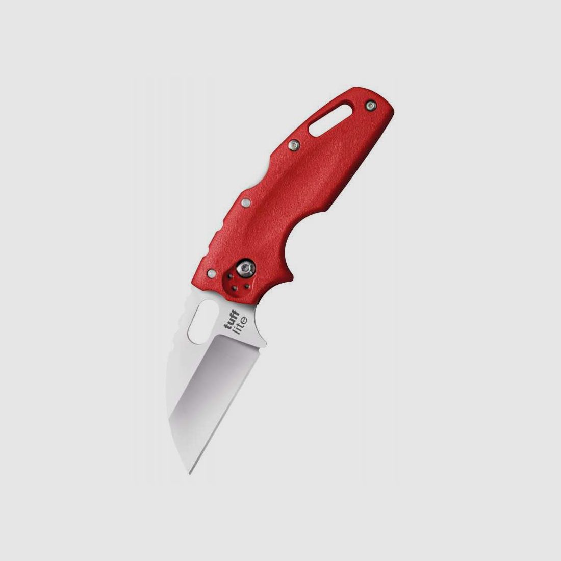 Cold Steel Tuff Lite Taschenmesser, Glatte Schneide, Rot
