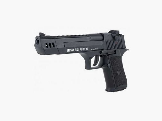 RETAY Big Fifty XL Black 9mm P.A.K. Blank Firing Pistol Desert Eagle