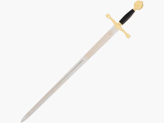 Spada Excalibur Oro con parti del manico dorate