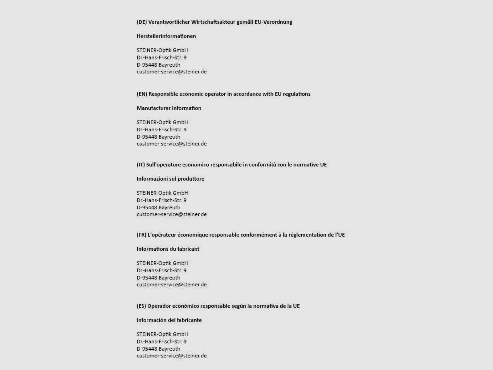 Steiner 202287830 Ranger 8 3-24x56 with reticle LA-4A-I 2nd focal plane