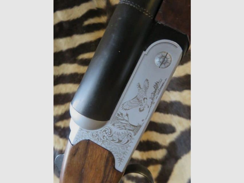 Bockflinte YILDIZ Elégant Kal. 12/76 Läufe 71 cm 5 Chokes, Extractor, Einabzug (Kopie), Bild 4 von 10