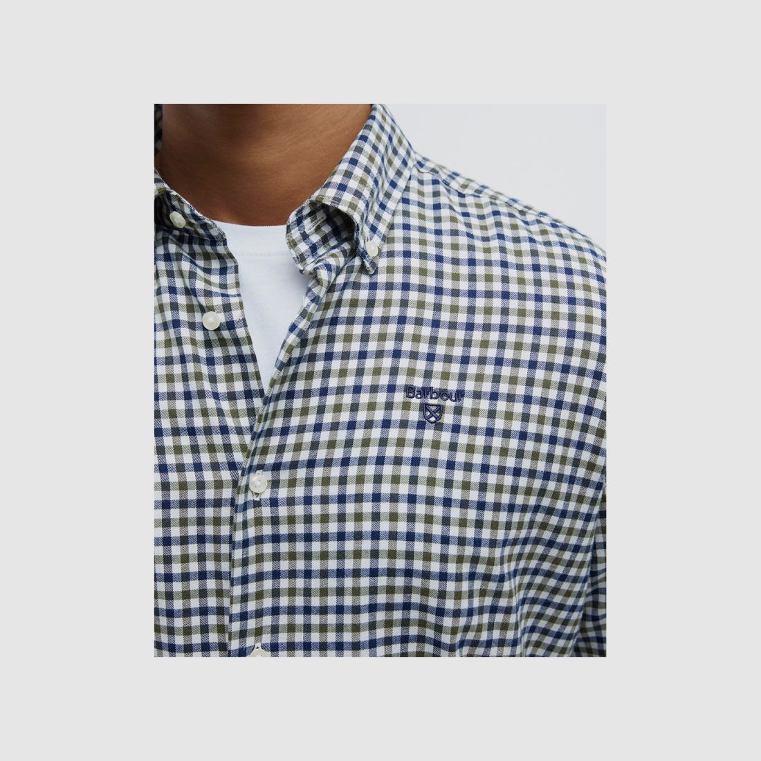 BARBOUR FINKLE TAILORED OLIVE SHIRT, Bild 6 von 7