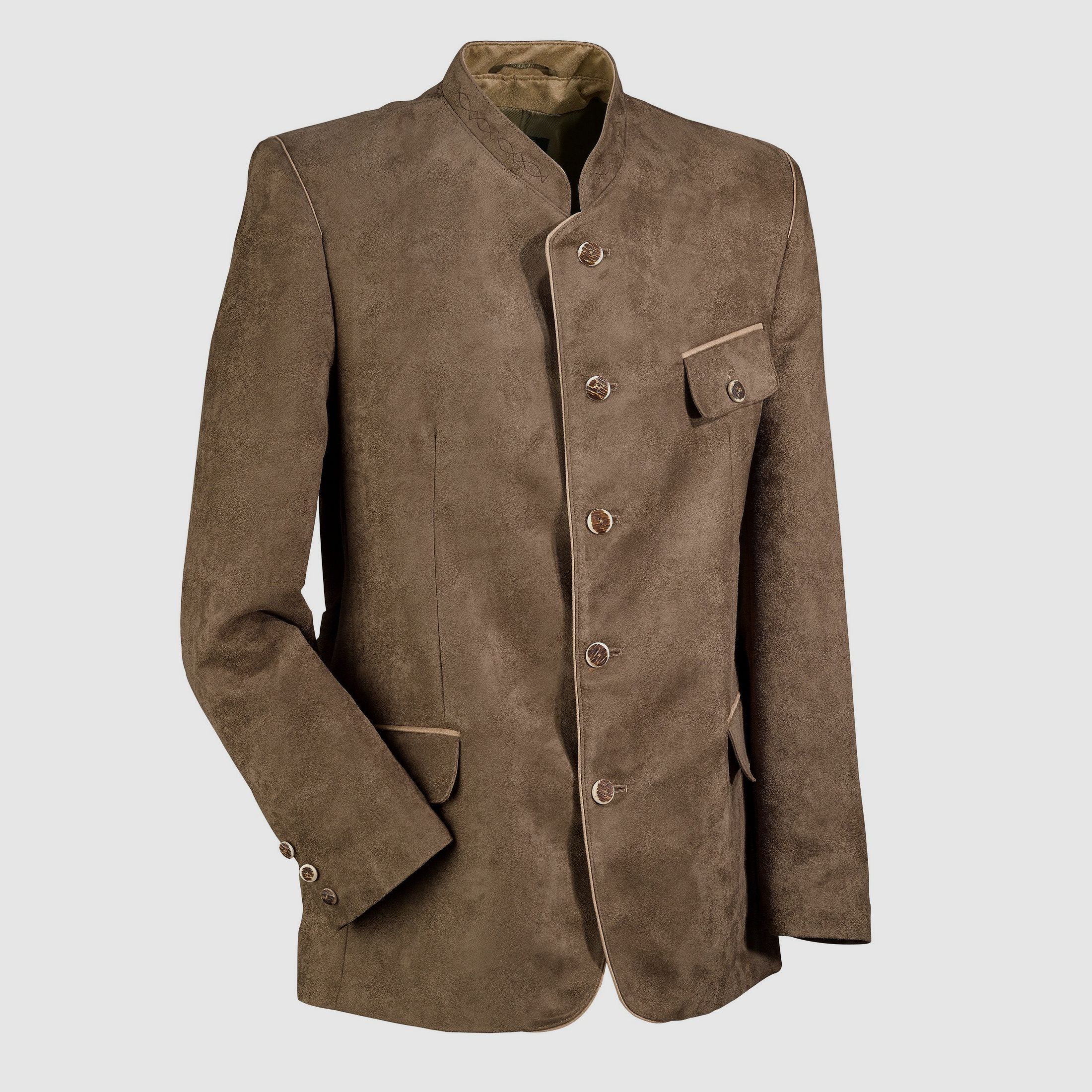 OS-Trachten men's jacket in suede look