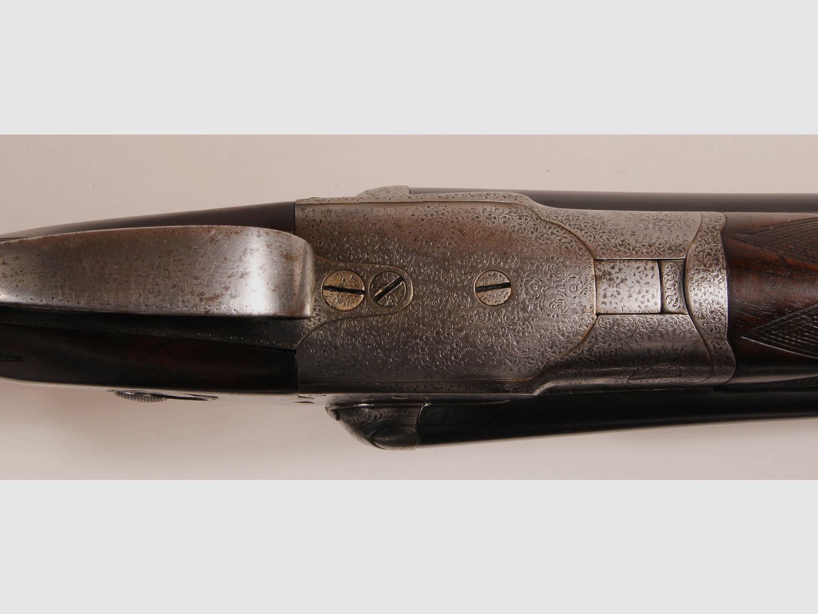 Double-barreled shotgun ca. 1890 Article 12915