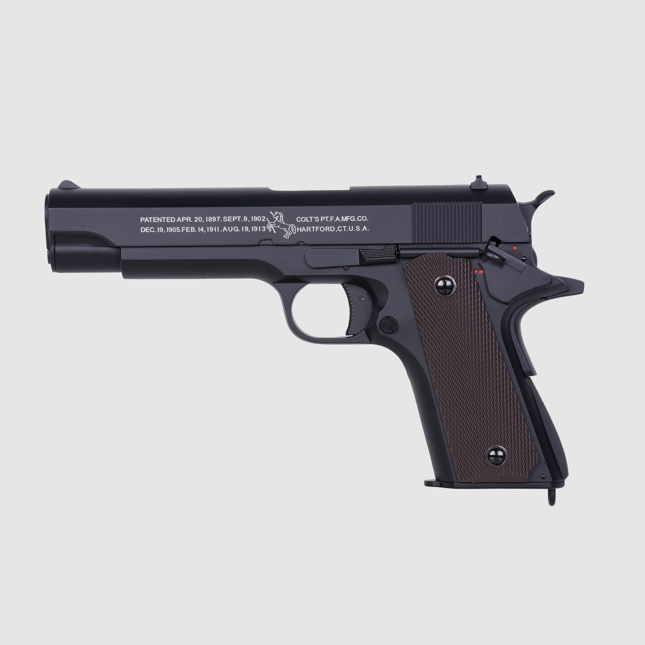 Colt 1911 Schwarz 6mm - Airsoft AEP < 0,5 Joule