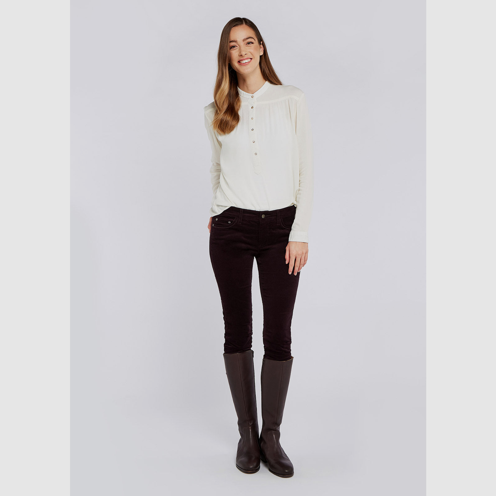 Dubarry of Ireland Pantalon en velours côtelé Honeysuckle ruby