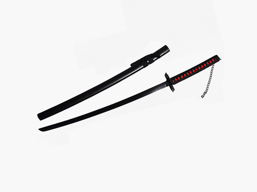 Ichigos Bankai Katana Cutting Moon als Dekoschwert mit stumpfer Klinge