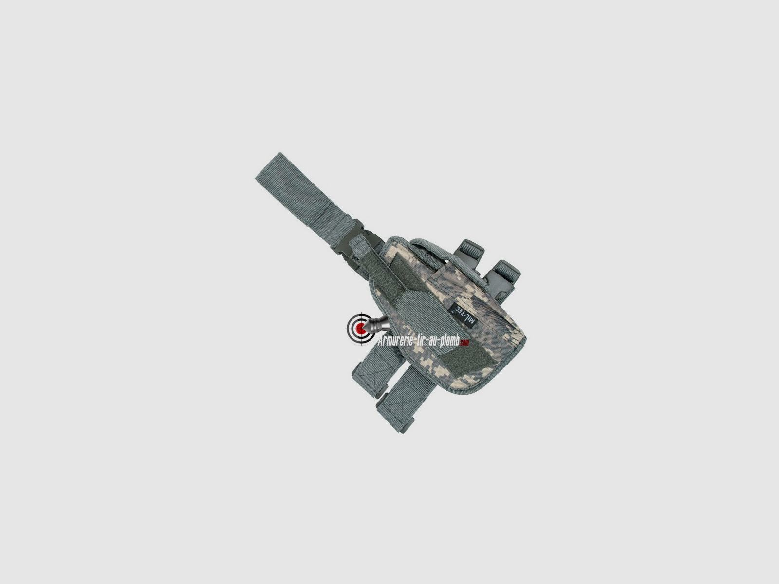 Holster na udo dla praworęcznych - Kamuflaż AT-Digital