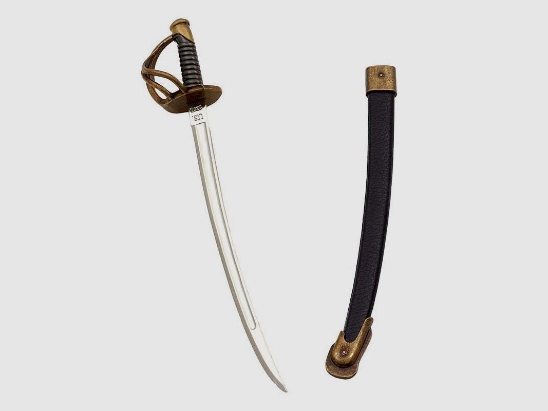 Letter opener US Civil War saber 1860 with scabbard