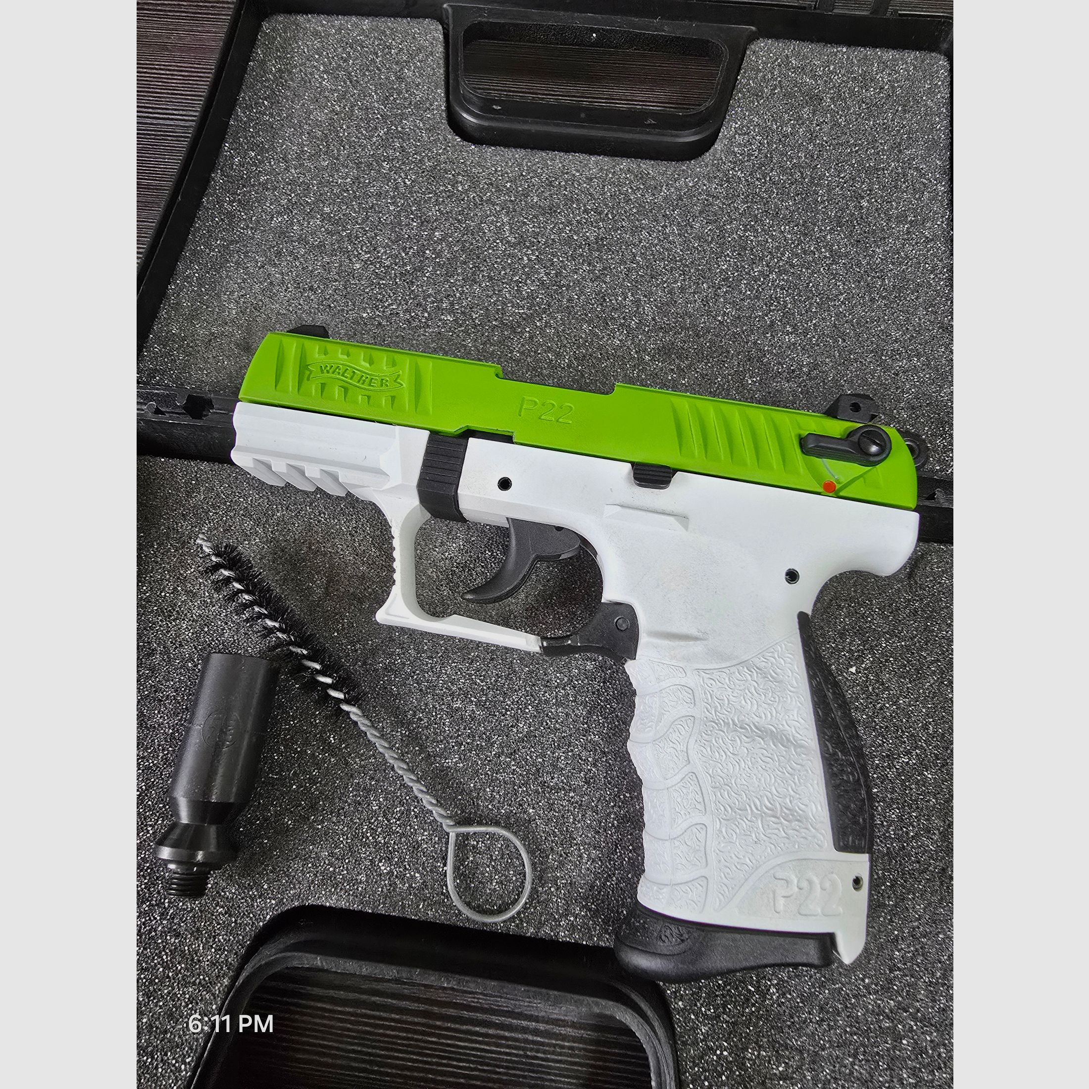 Walther P22Q Grün/ White  Edition