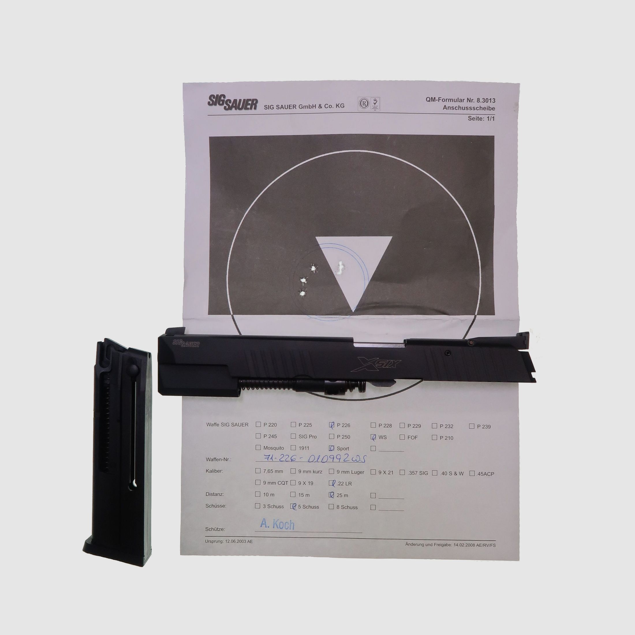 Sig Sauer P226 X-Six WS 22lr Made in Germany
