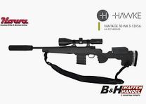 Howa M1500 GRS Fenris Schaft, Wechselmagazin, Komplettpaket mit ZF 3-12x56, Schalldämpfer, Montagen