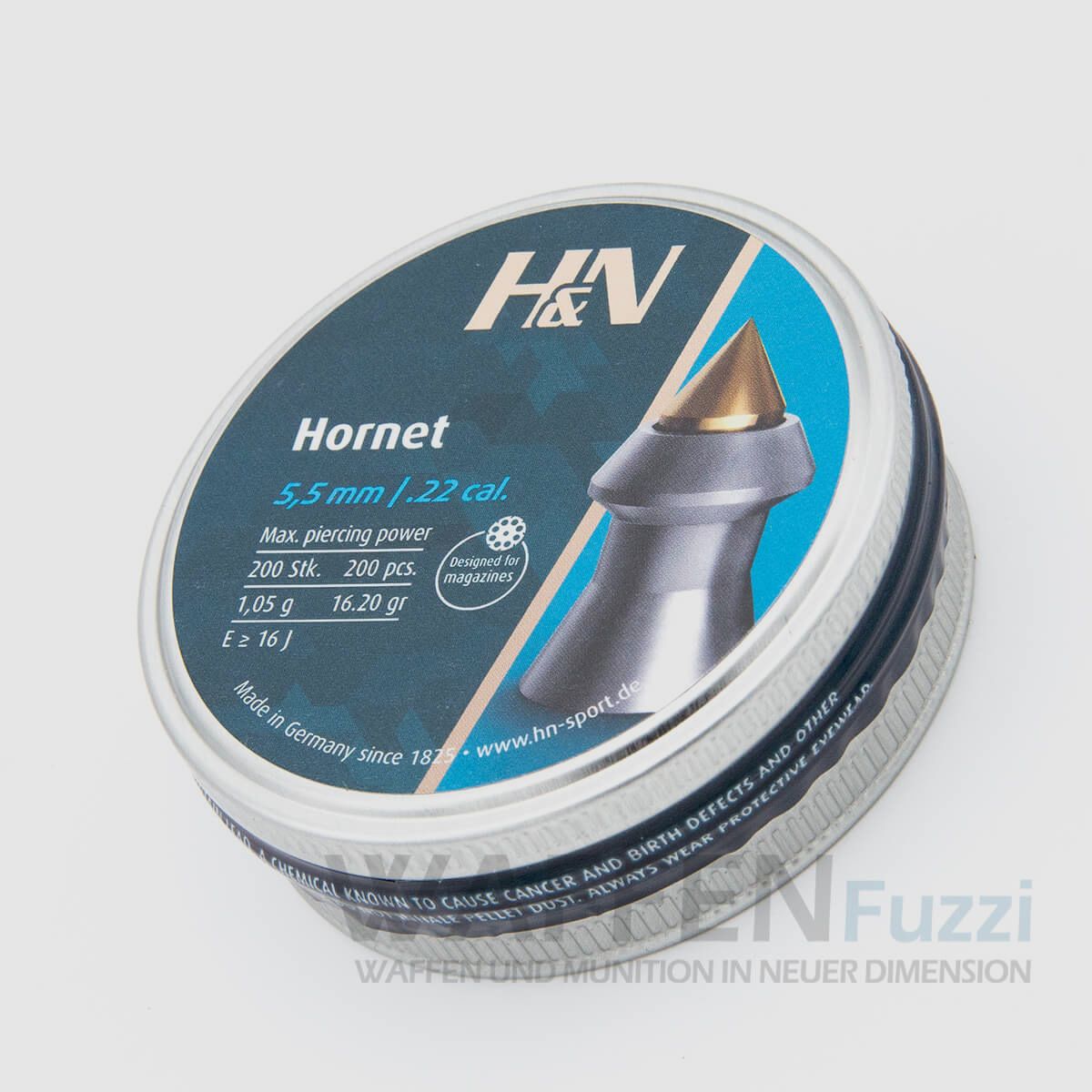 H&N Hornet 200 pcs. Diabolos caliber 5.5mm