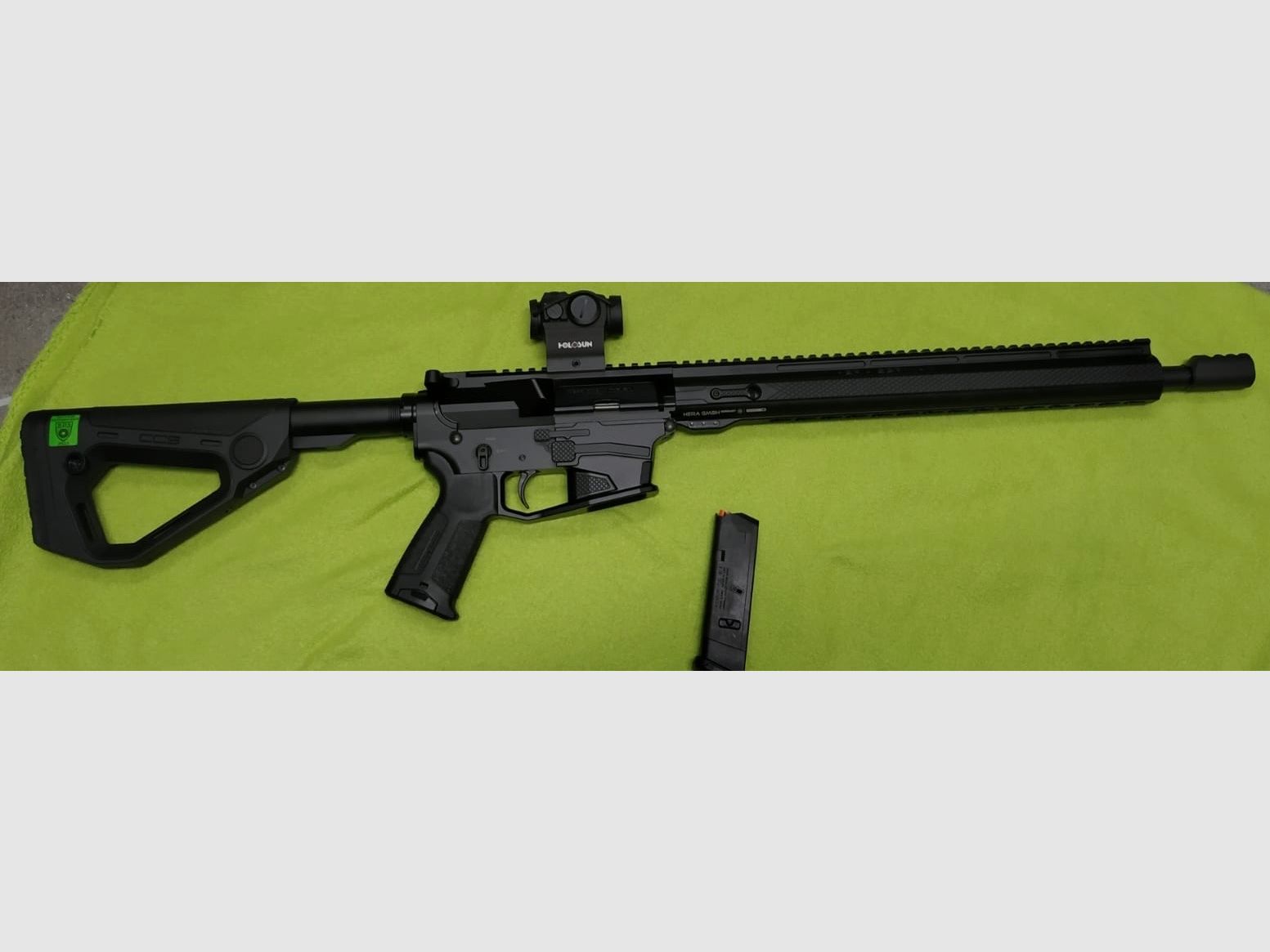 HERA Arms "The 9ers-Sport-C" mit Glock Lower, Sondermodell 2020 IPSC-16,75" 9mm Gen.3