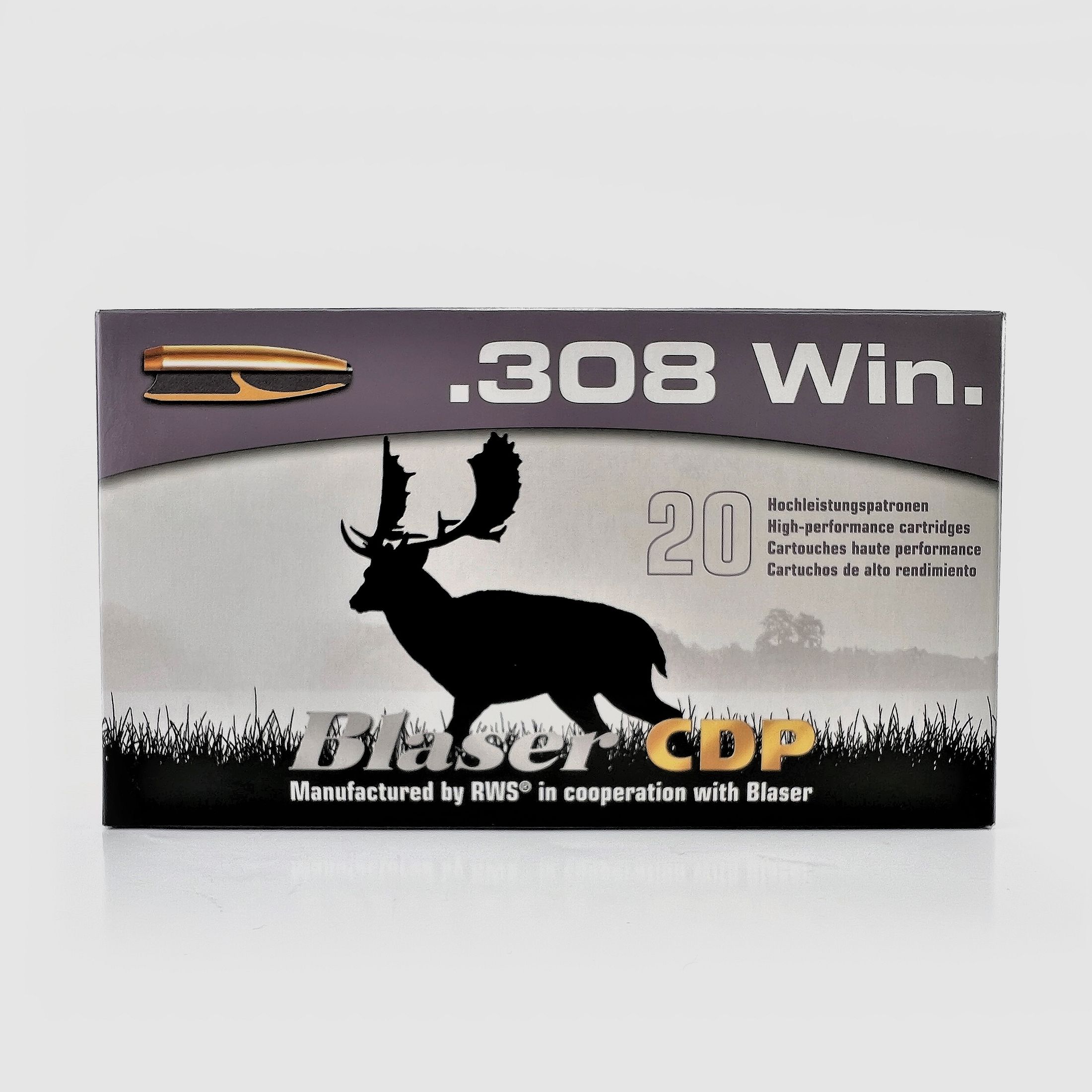 Munizioni da caccia Blaser .308 Win 10,7g/165gr.