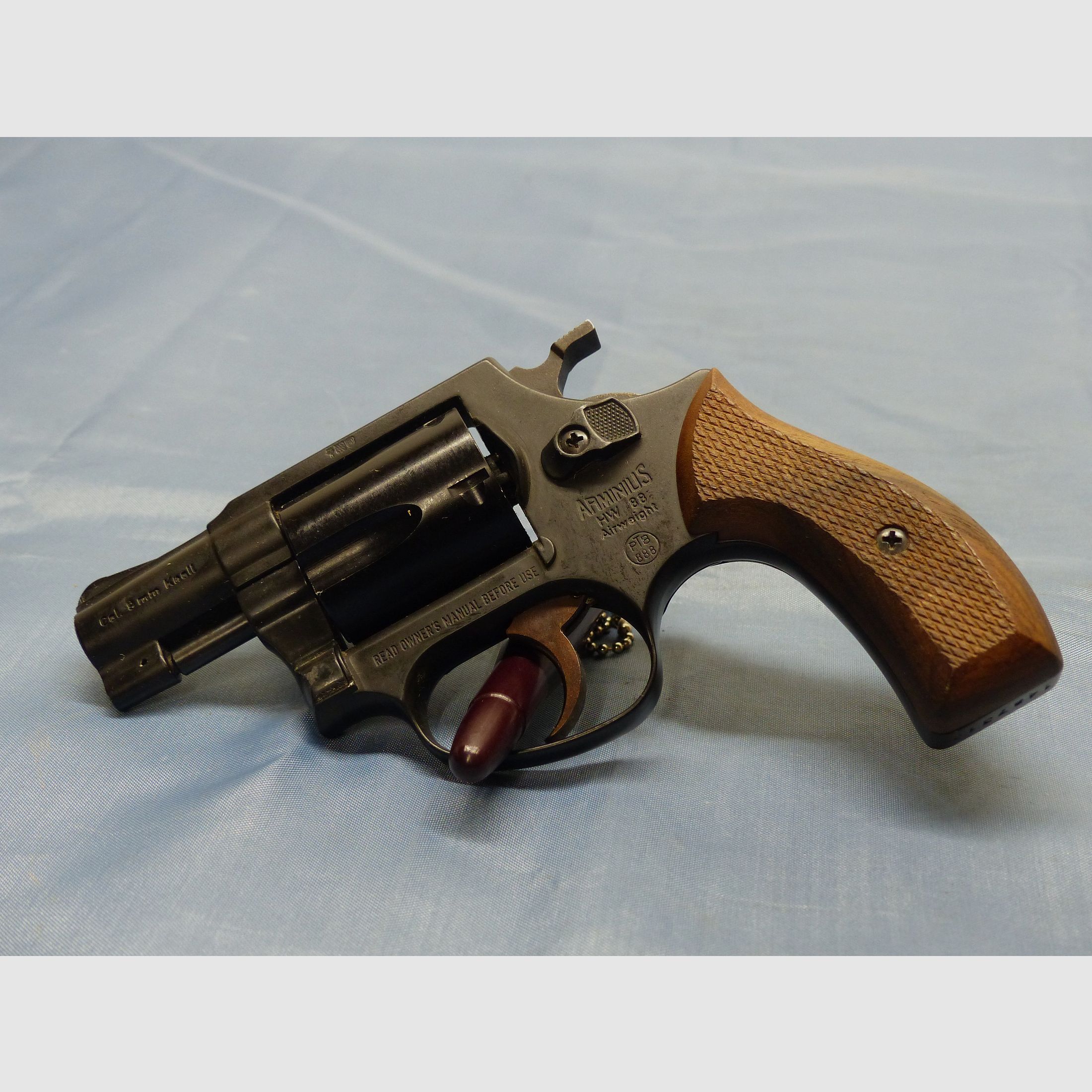 Weihrauch Arminus HW 88 Super Airweight blank-firing revolver 9 mm, immagine 1 di 10