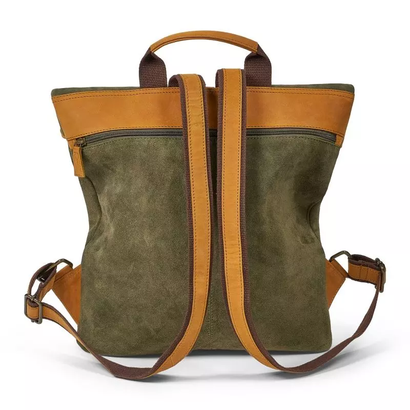 Sac à dos en cuir Waidmanns Chester Olive, image 3 sur 5