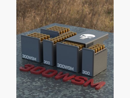 Filamelt Munitionsbox / Ammo .300 WSM – Patronenbox für 50 Schuss, Made in Germany