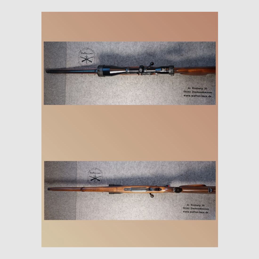 CZ BRNO Frankonia 98er Stutzen mit zwei ZF + Rückstecher Abzug