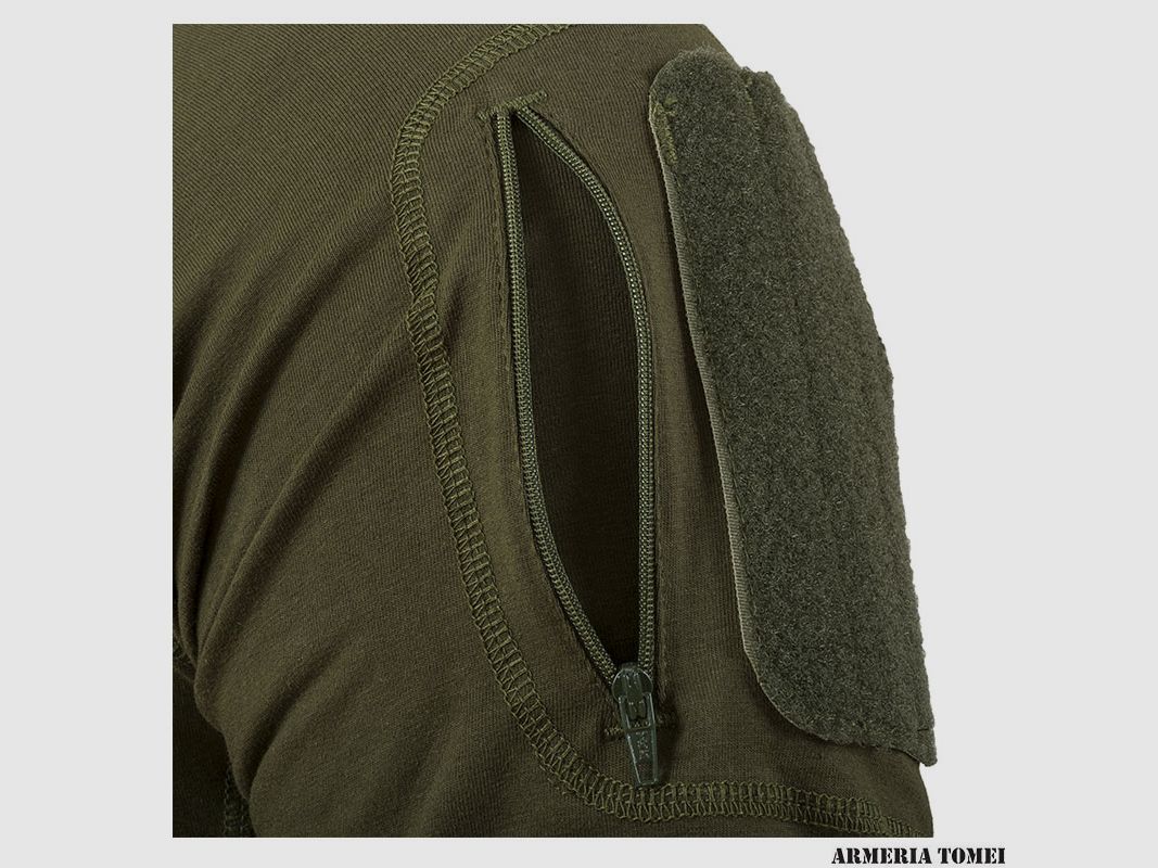 DEFCON 5 – HIGHLANDER KAMPFSHIRT KURZE ÄRMEL MIT TASCHEN (OD GRÜN), Bild 5 von 7