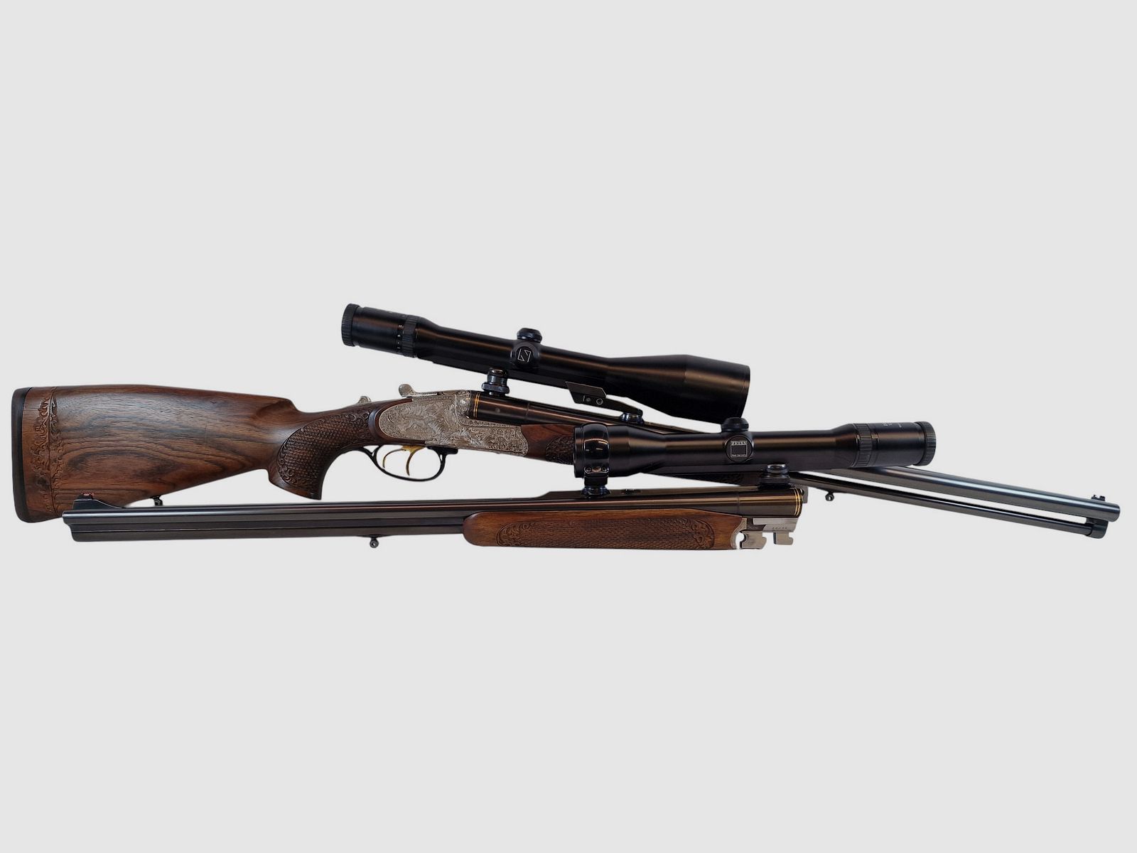 Krieghoff Neptun Primus Classic mit Doppelbüchsdrillings Laufbündel