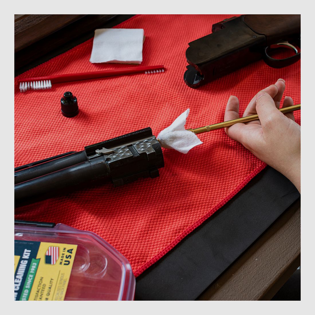 Panni per la pulizia Shooter's Choice 3" per .50 - .12/.10 100 pezzi (SHF-919SQ-100)