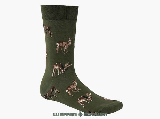 Chevalier Socke Pomeroy Green Deer Marble Green